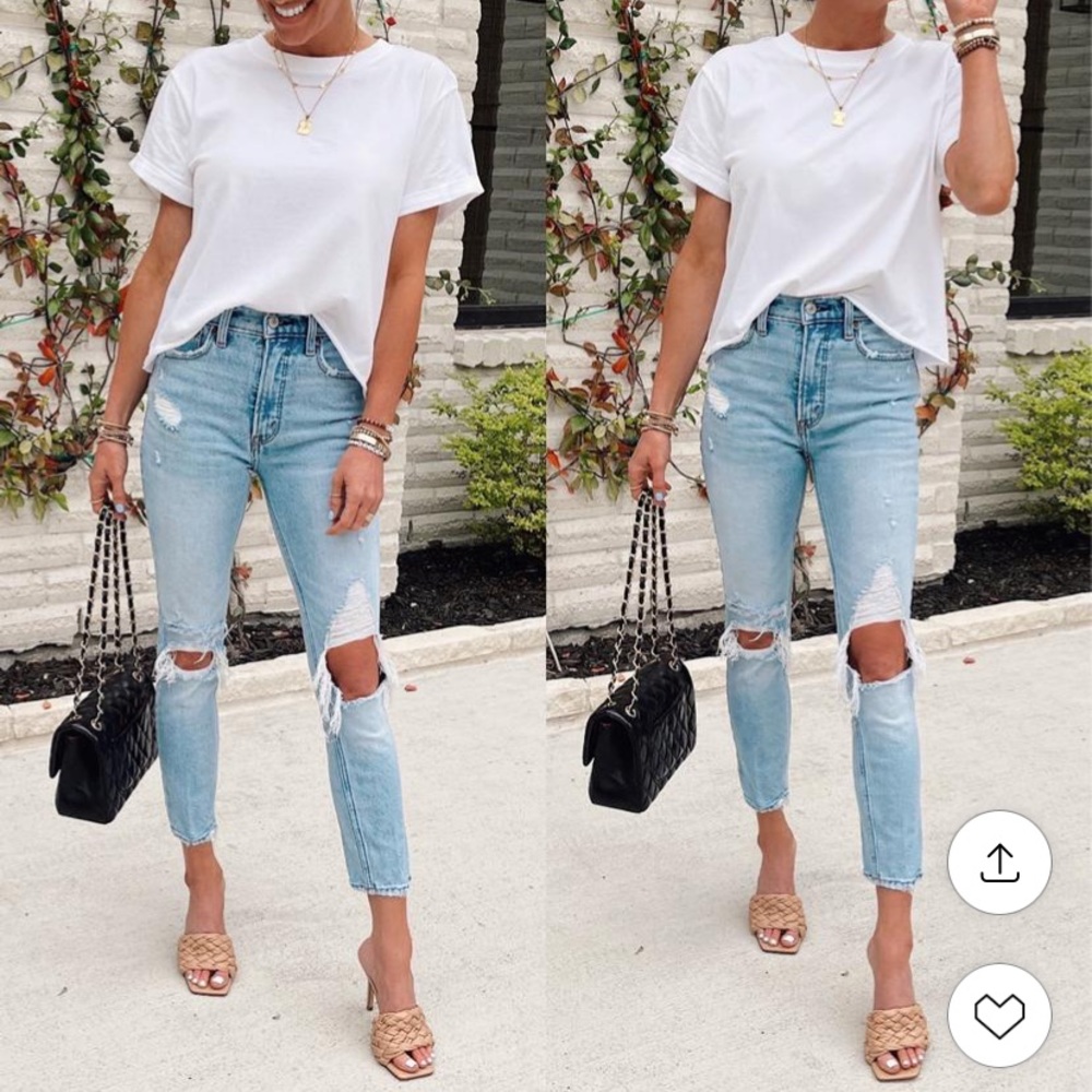 EUC. Abercrombie High rise skinny.